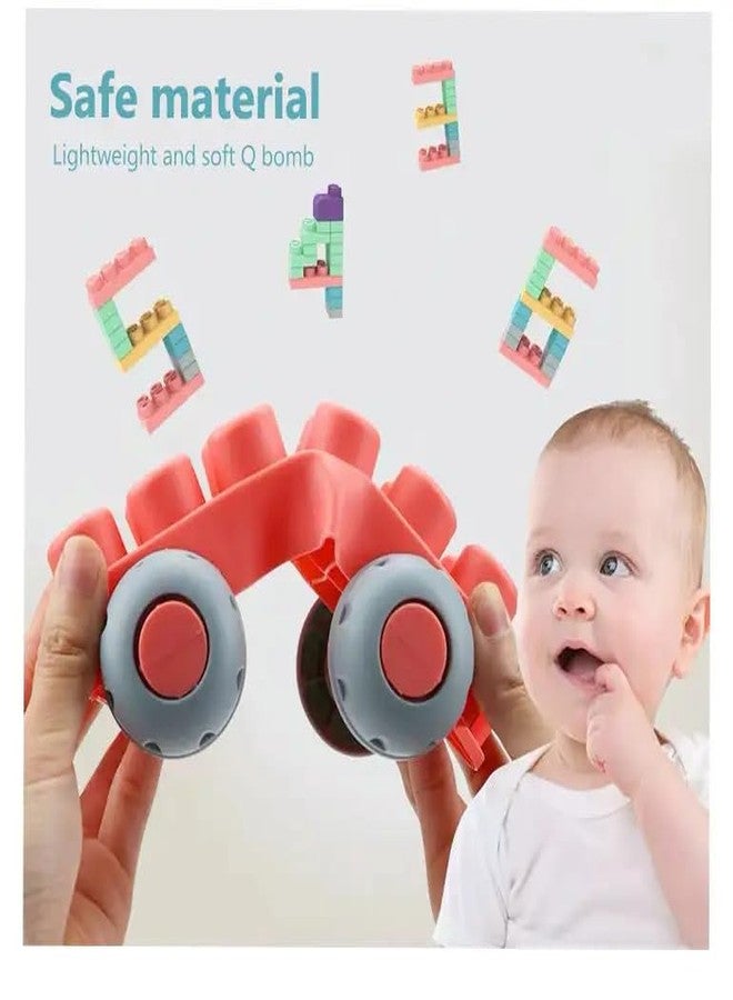 KITMEER 50PCS Soft Rubber Building Blocks Toys Big Soft Playing Blocks (50 PCS) - Image 4